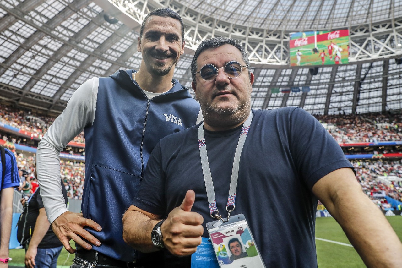 Ibrahimovic & Raiola (©VI-Images/Gallo Images)
